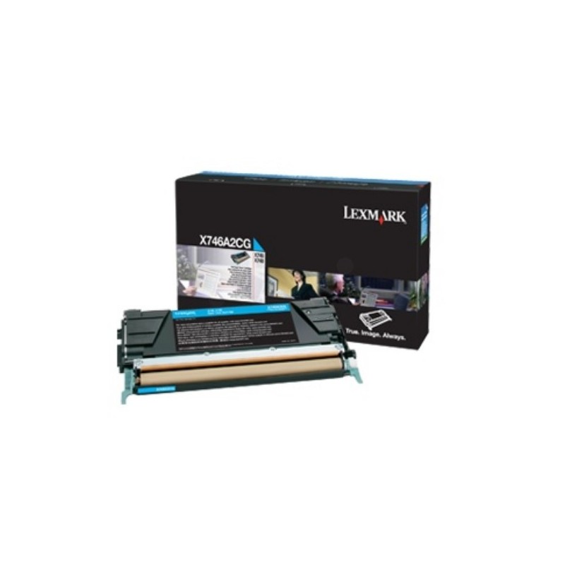 Lexmark X746A3 C toner cartridge 1 pc(s) Original Cyan